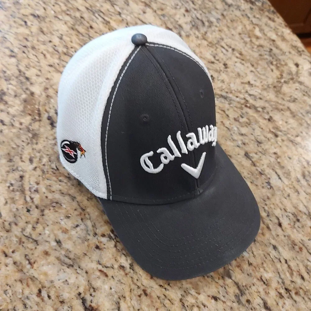 Callaway Golf XHOT TOUR AUTHENTIC Men's Hat Size L/XL Gray/White Mesh ODYSSEY